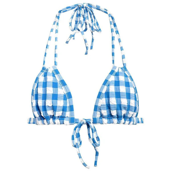 blue gingham
              Euro
              
              Bow
              
              Bik... | Montce