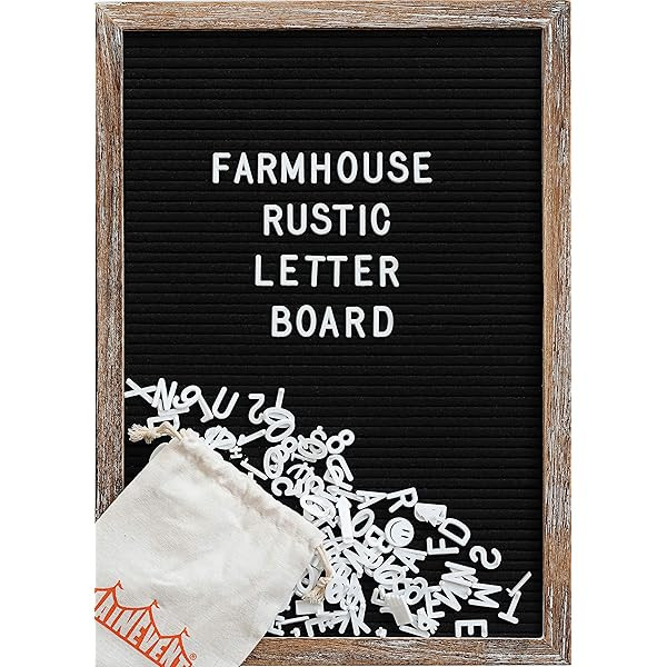 Gelibo Double Sided Letter Board with 750 Precut White & Gold Letters,Months & Days & Extra Cursive  | Amazon (US)