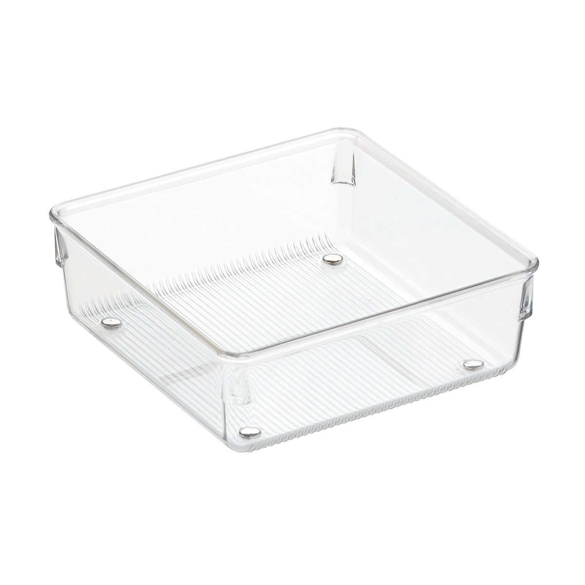 iDESIGN Linus Shallow Drawer Organizer Clear | The Container Store
