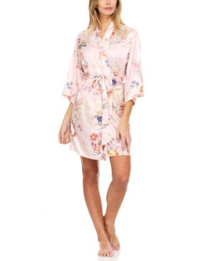 Flora Nikrooz Collection Petra Printed Wrap Robe | Macys (US)