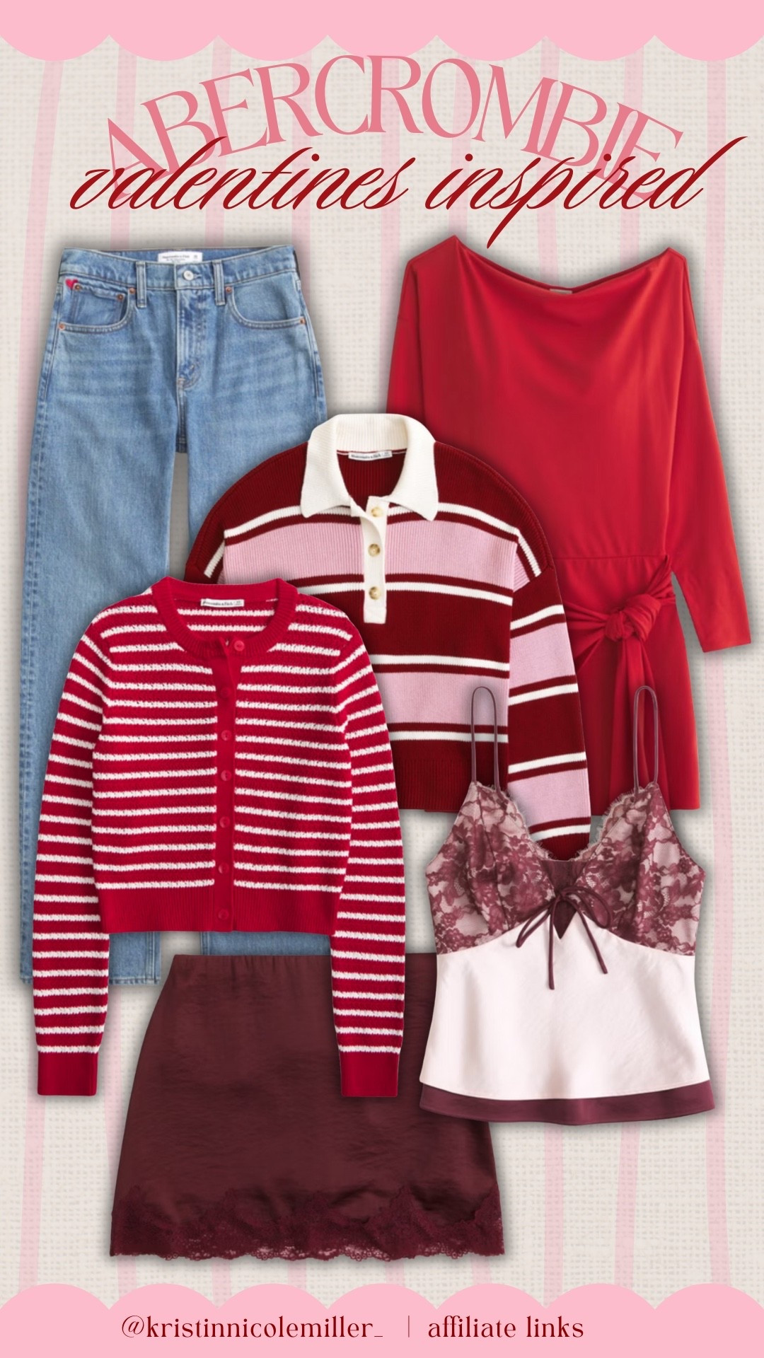 Valentine’s Day inspired looks at Abercrombie!

Seasonal February red stripes jeans denim pink pretty vday 

#LTKSeasonal #LTKFindsUnder100 #LTKWorkwear