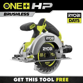 ONE+ HP 18V Brushless Cordless Compact 6-1/2 in. Circular Saw (Tool Only) | The Home Depot