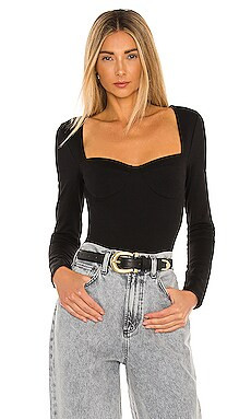 NBD Reagan Bodysuit in Black from Revolve.com | Revolve Clothing (Global)