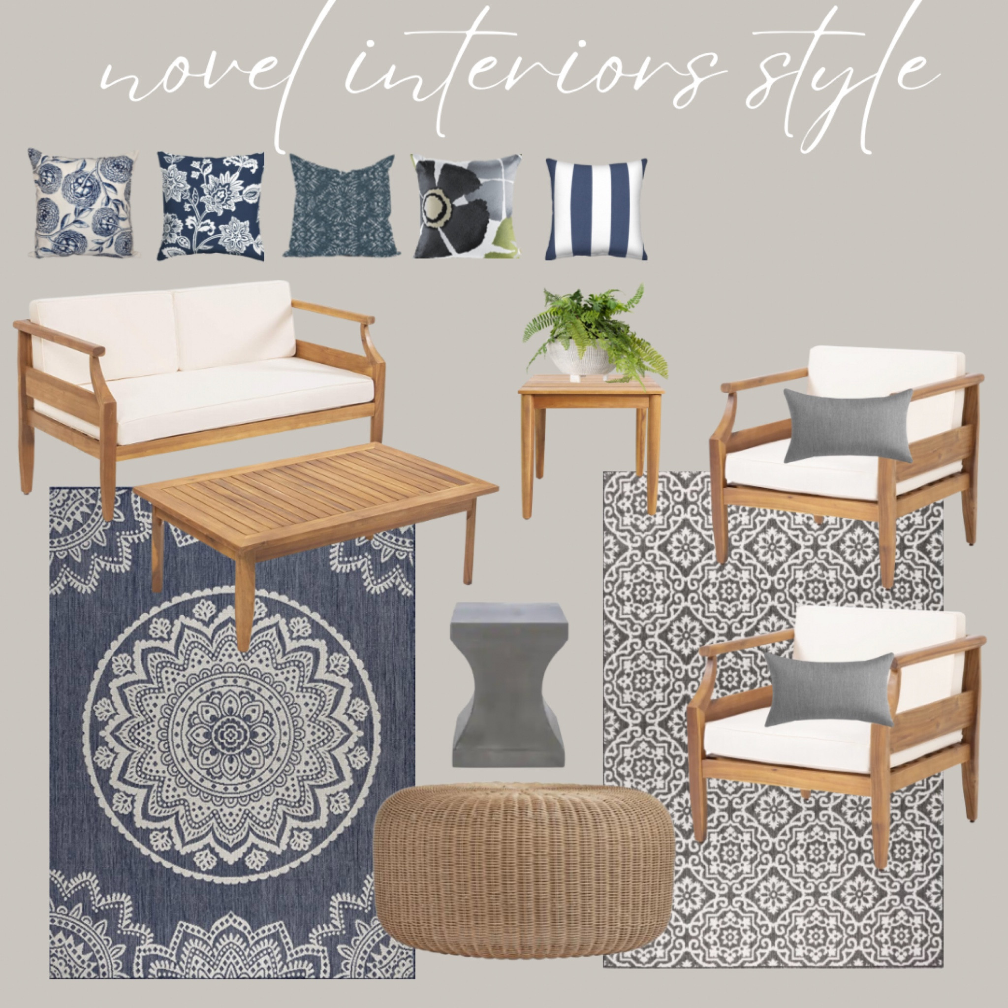 Affordable and beautiful outdoor living. Pottery Barn style for a fraction of the price! 

#LTKSeasonal #LTKsalealert #LTKfamily