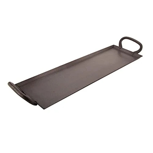G.E.T. Heavy-Duty Rectangular Metal Serving / Ottoman Tray with Handles, 19" x 6", Hammered Bronz... | Walmart (US)