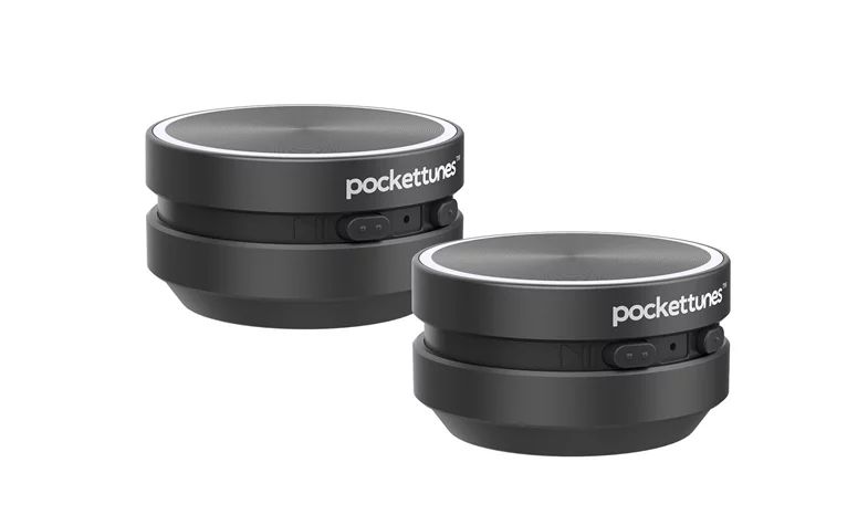 PocketTunes Bone Conduction Instant Mini Speakers with Bluetooth Wireless Technology, Pack of 2 (... | Walmart (US)