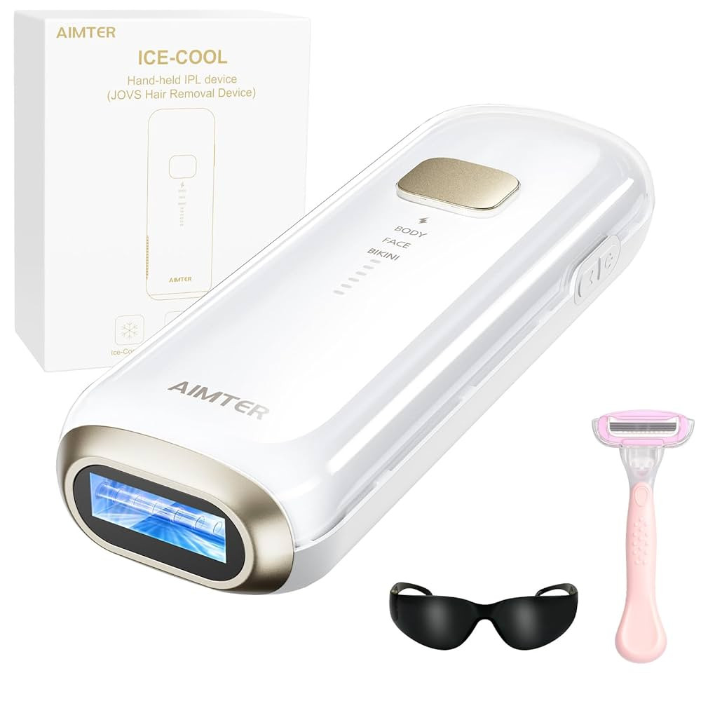 Laser Hair Removal, IPL Hair Removal for Women and Men with 5 C°Sapphire Ice-Cooling Function, A... | Amazon (US)