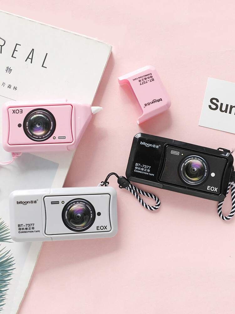 1pc Camera Shaped Random Correction Tape | SHEIN