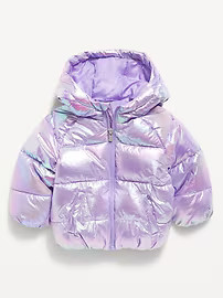 Shiny Puffer Jacket for Toddler Girls | Old Navy (US)
