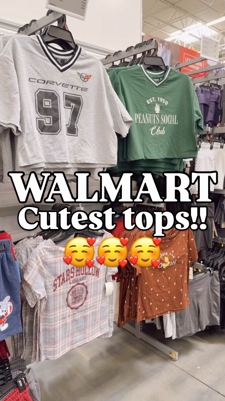 This section just released the cutest new tops!! Gilmore Girls, Snoopy, Stitch, Winnie the Pooh, Diet Coke & more! 🥰

Tops
Tees
T shirt
Cropped
Trendy
Fall 
New 
Disney
No boundaries
Vintage 
Polka dots

#walmartpartner #walmartfashion #affordablefashion #outfitideas #everydaystyle