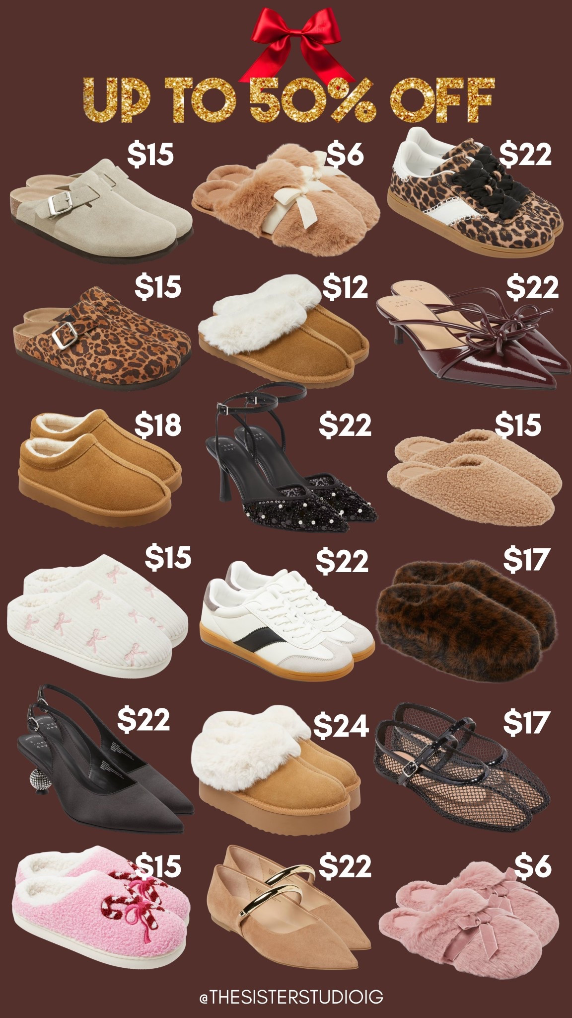 Up to 50% off shoes and slippers! 

#LTKGiftGuide #LTKCyberWeek #LTKHoliday