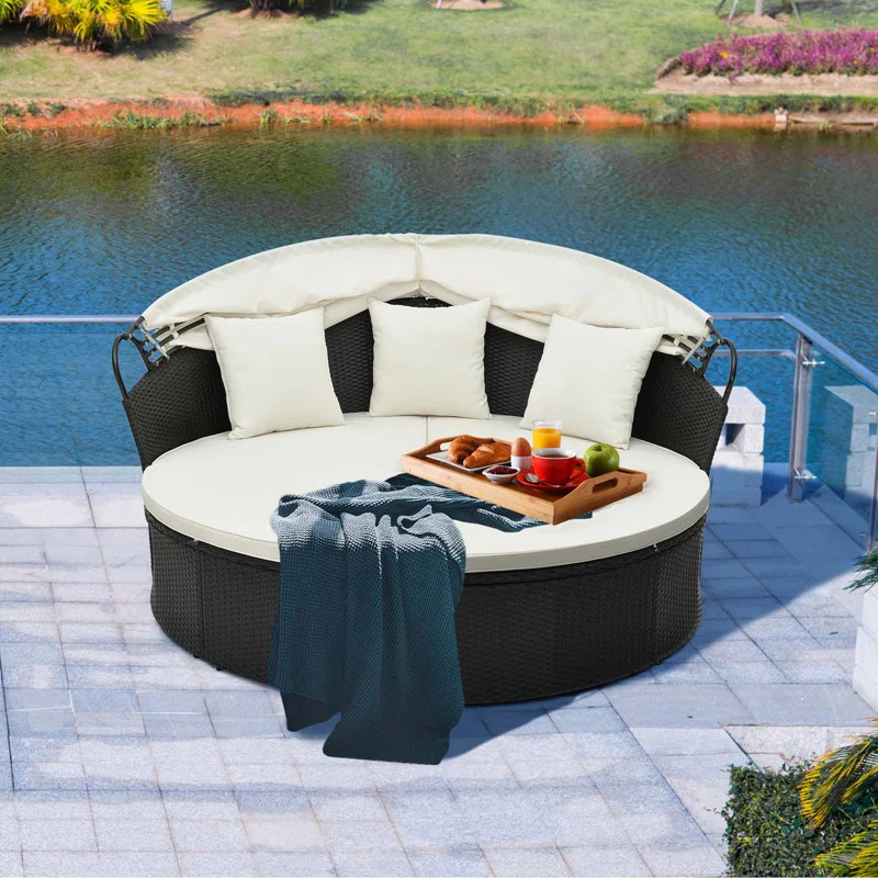 Bertena 76'' Outdoor Patio Daybed | Wayfair North America
