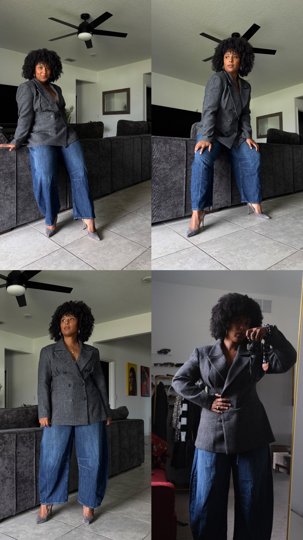 Hourglass blazers and barrel jeans are the perfect combination 

#LTKMidsize #LTKOver40