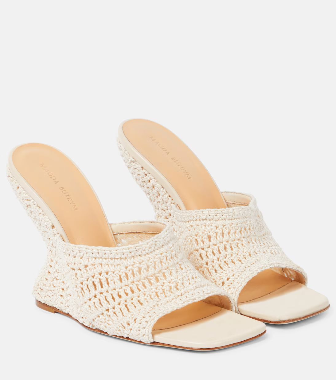 Crochet wedge sandals | Mytheresa (US/CA)