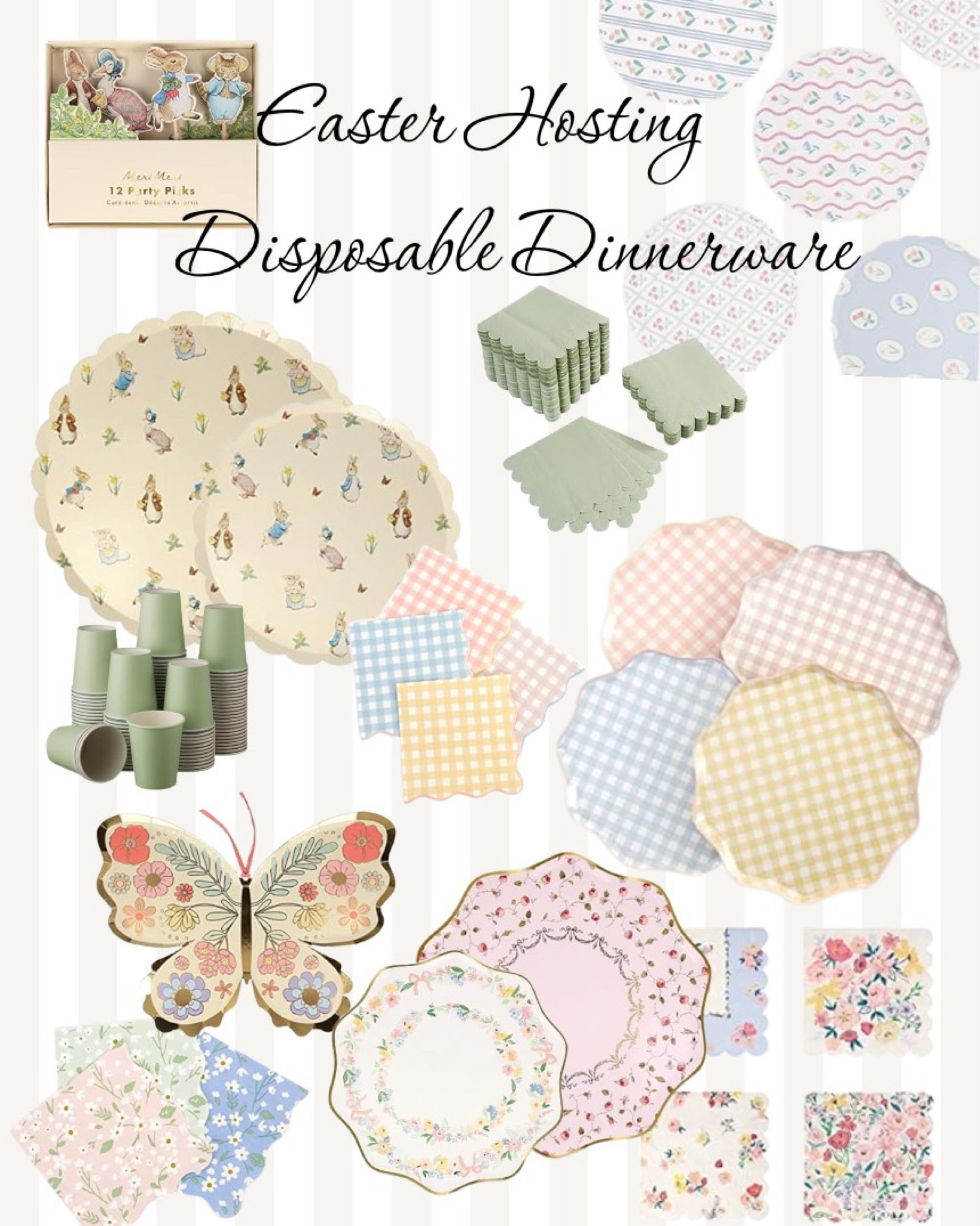 The cutest disposable dinnerware for Easter! Cannot get over these Peter Rabbit scallop plates 🤩🎀🐇

#LTKSeasonal #LTKHome #LTKStyleTip