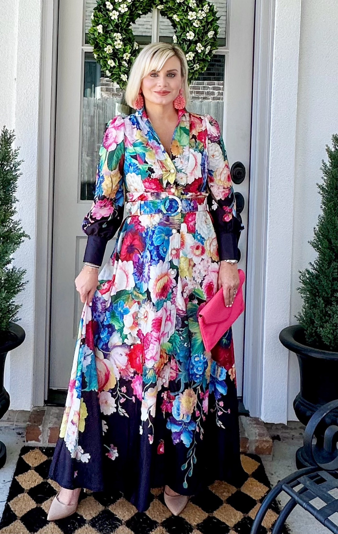 One of my favorite dresses for Spring 

bold floral maxi dress, colorful floral dress, statement floral dress, black floral maxi dress, long sleeve floral dress, belted maxi dress, dramatic floral dress, elegant floral maxi dress, garden party dress, wedding guest floral dress, spring floral outfit, feminine floral dress, romantic floral dress, classic feminine style, polished feminine outfit, grandmillennial style dress, vintage inspired floral dress, sophisticated floral dress, statement print dress, chic event dress, elevated feminine style, bold print dress, colorful statement dress, timeless floral fashion, elegant occasion dress, refined feminine style, classic ladylike outfit, romantic garden style dress, fashion forward floral dress, standout floral outfit, Easter dresss

#LTKWedding #LTKU #LTKOver40