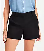 Curvy Riviera Shorts in Doubleweave | LOFT