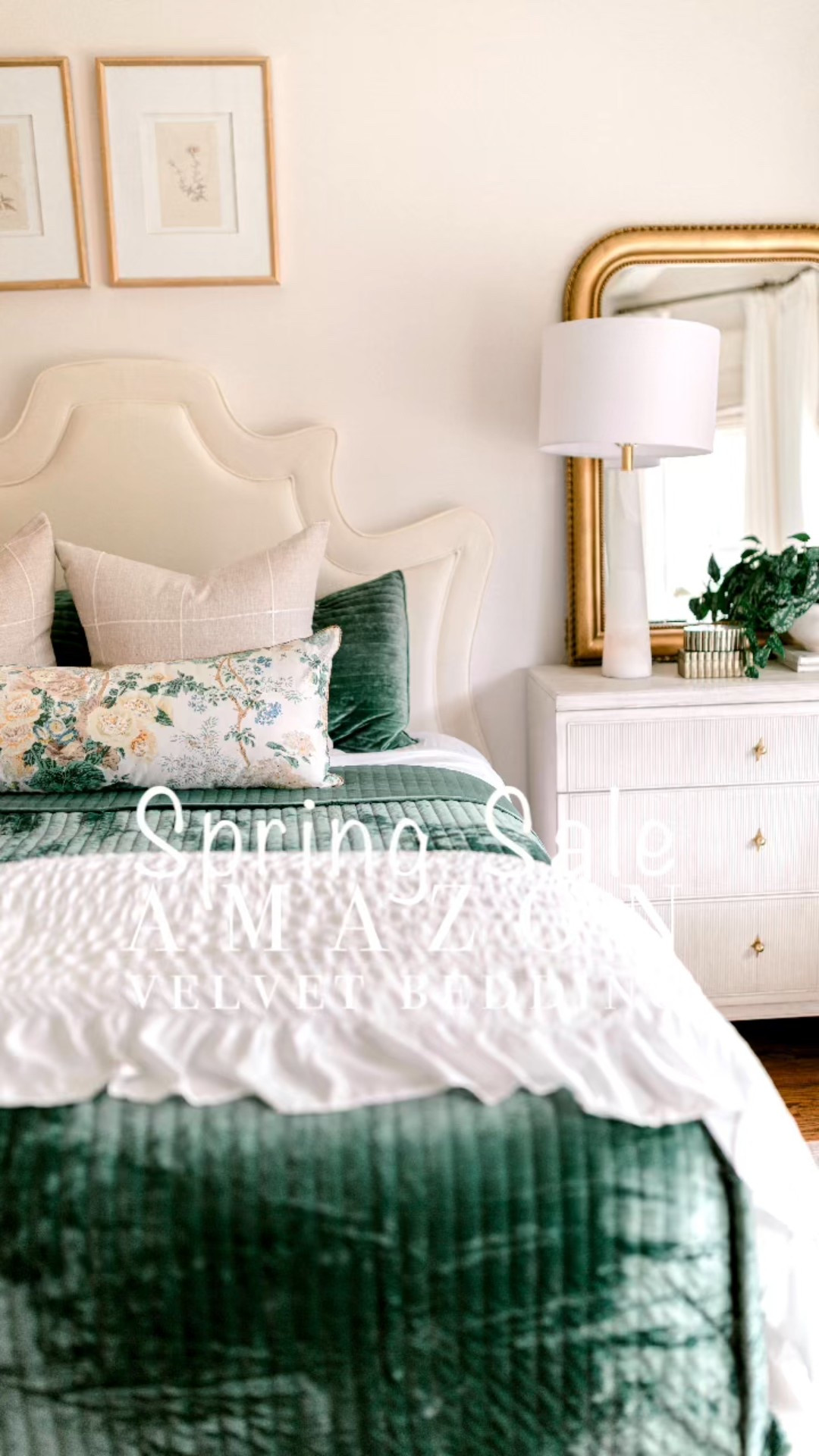 Amazon spring sale!! Plus my nightstands are on sale too!

Bedding Recipe:
🔸 Quilt & Shams (color pine green)
🔸Ruffle comforter (color white)
🔸 2 24x24 pillows (color plaid coffee)
🔸 14x36 lumbar pillow 
🔸 Deep pocket sheets 

#LTKFindsUnder100 #LTKFindsUnder50 #LTKHome
