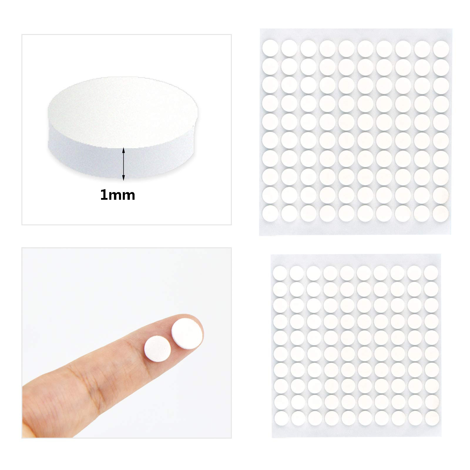 10 Sheet Foam Round Dots Double-Sided Adhesive 3D Craft Foam Tape for DIY Handmade Crafts/Office ... | Amazon (US)