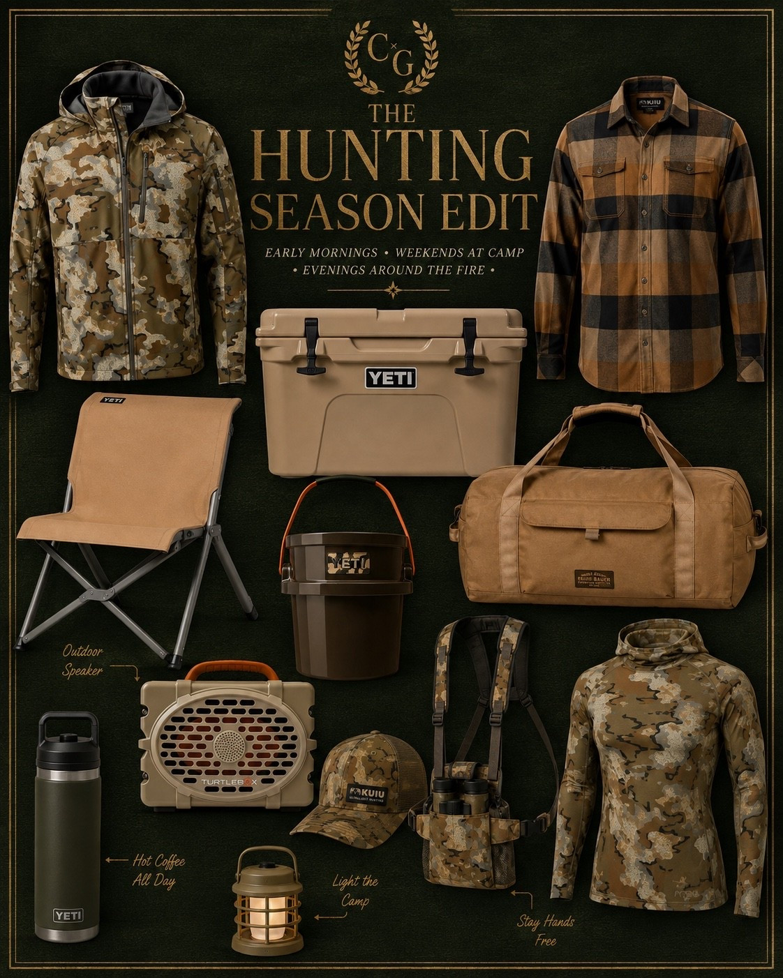The hunting season edit hubby approved. My husband loves this kuiu brand and I love it too! Men’s gifts, hunting season, dove season, outdoor speaker, lawn chair, field chair, kuiu gear, gift guide for him, flannel shirt.

#LTKSeasonal #LTKMens #LTKTravel
