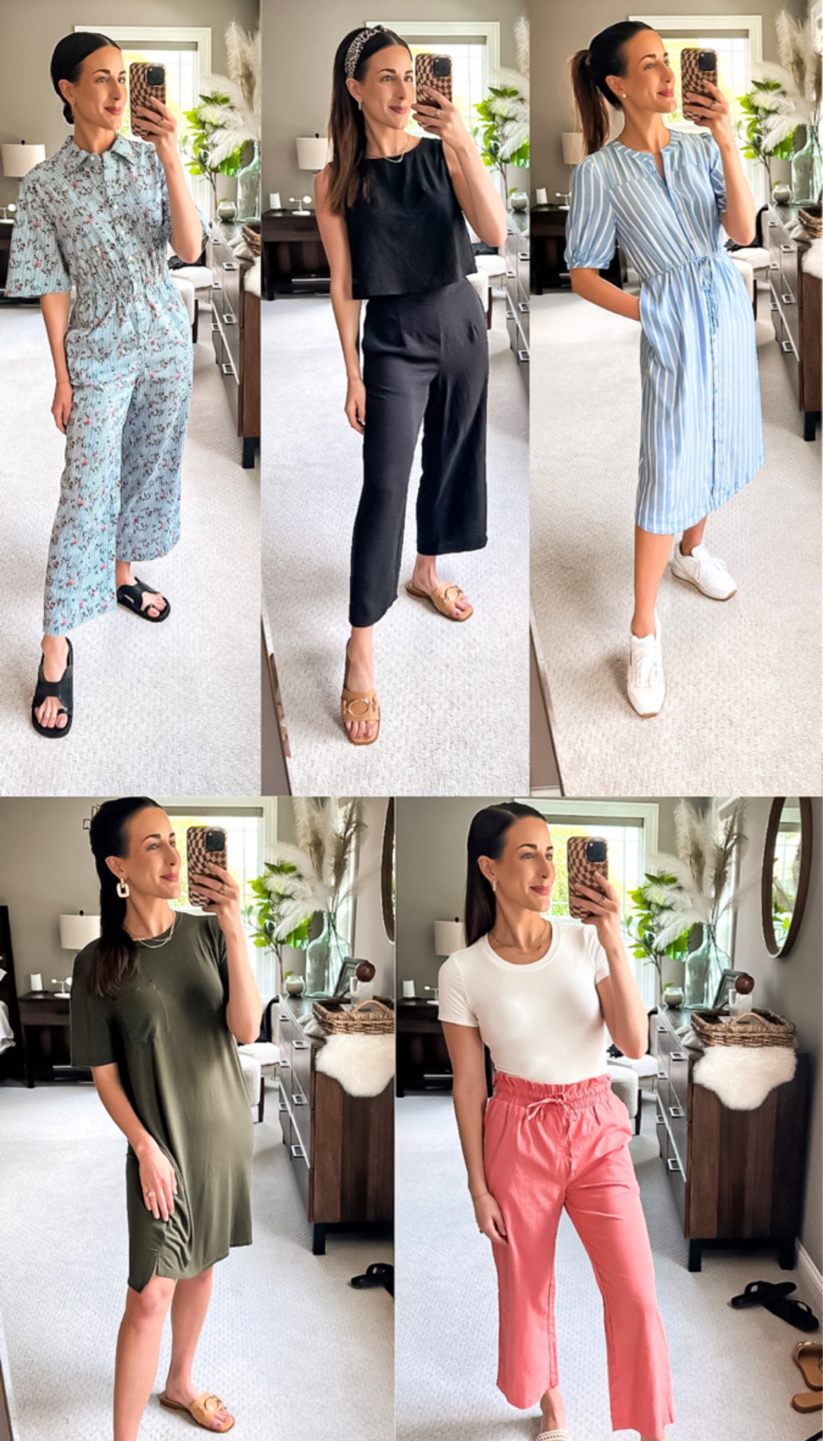 Amazon teacher style: Amazon has so many good teacher style staples including relaxed half sleeve dresses, floral button-down jumpsuits, matching sets, headbands, bodysuits, casual comfy pants, oversized fit jersey dresses, casual summer slide sandals, fashion sneakers and gold accessories. Perfect teacher style, back to school teacher outfits, teacher outfits, elementary teacher outfits, high school teacher outfits, first year teacher outfits, casual teacher outfits, dressy teacher outfits, classy teacher outfits. I am wearing a small in the dresses, pants, bodysuits and jump suits. Wearing an extra small in the set. I’m 5’4.5  

#LTKBacktoSchool #LTKstyletip #LTKFind