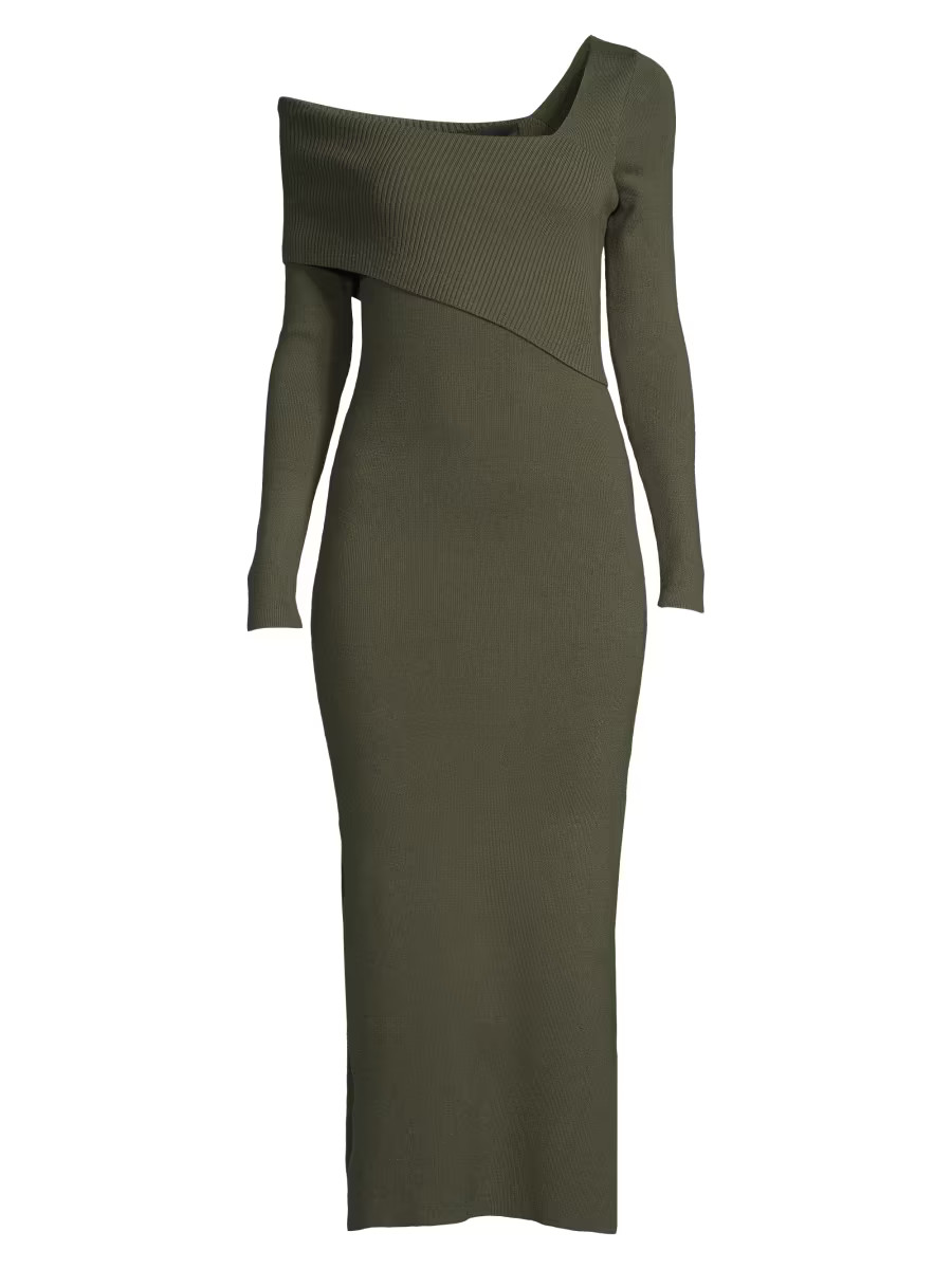 Sylvie One-Shoulder Sweaterdress | Saks Fifth Avenue