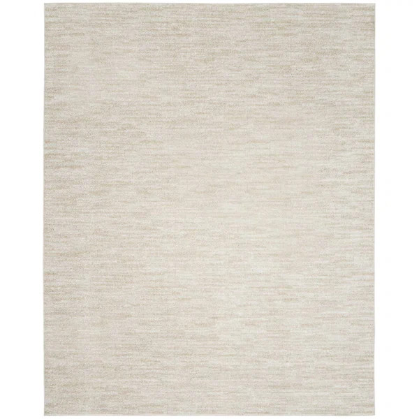 Mullican Sandy Solid Ivory/Beige Easy Care Area Rug | Wayfair North America