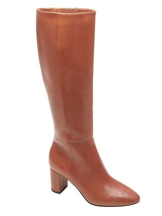 Tall Mid-Heel Zip Boot | Banana Republic (US)