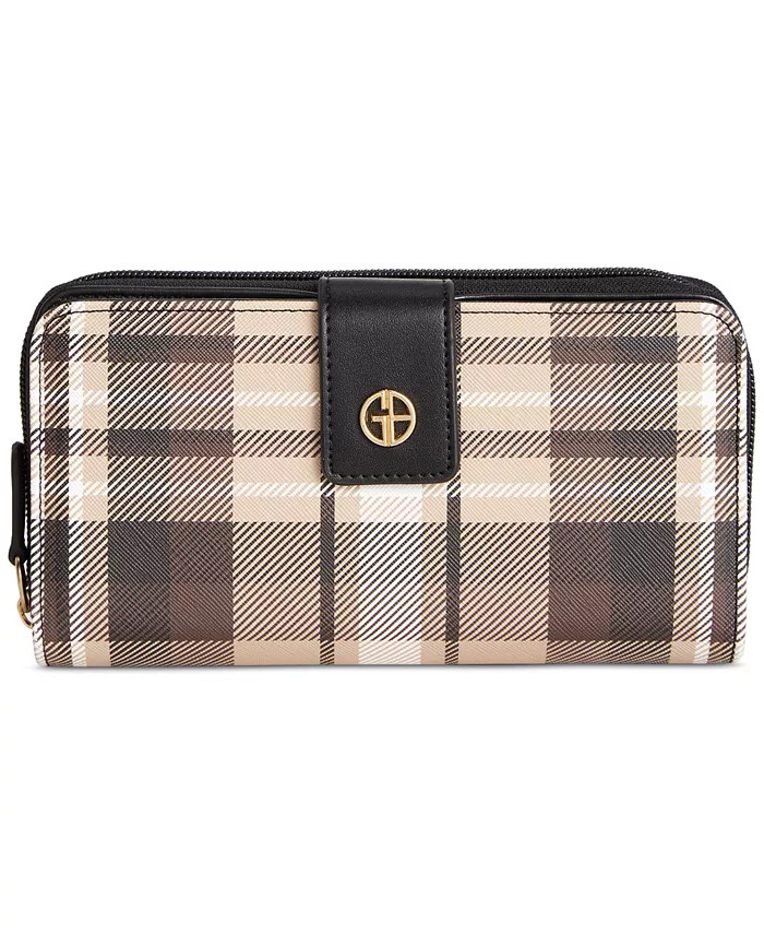 Vertical Plaid All in One Wallet, Created for Macy's | Macy's