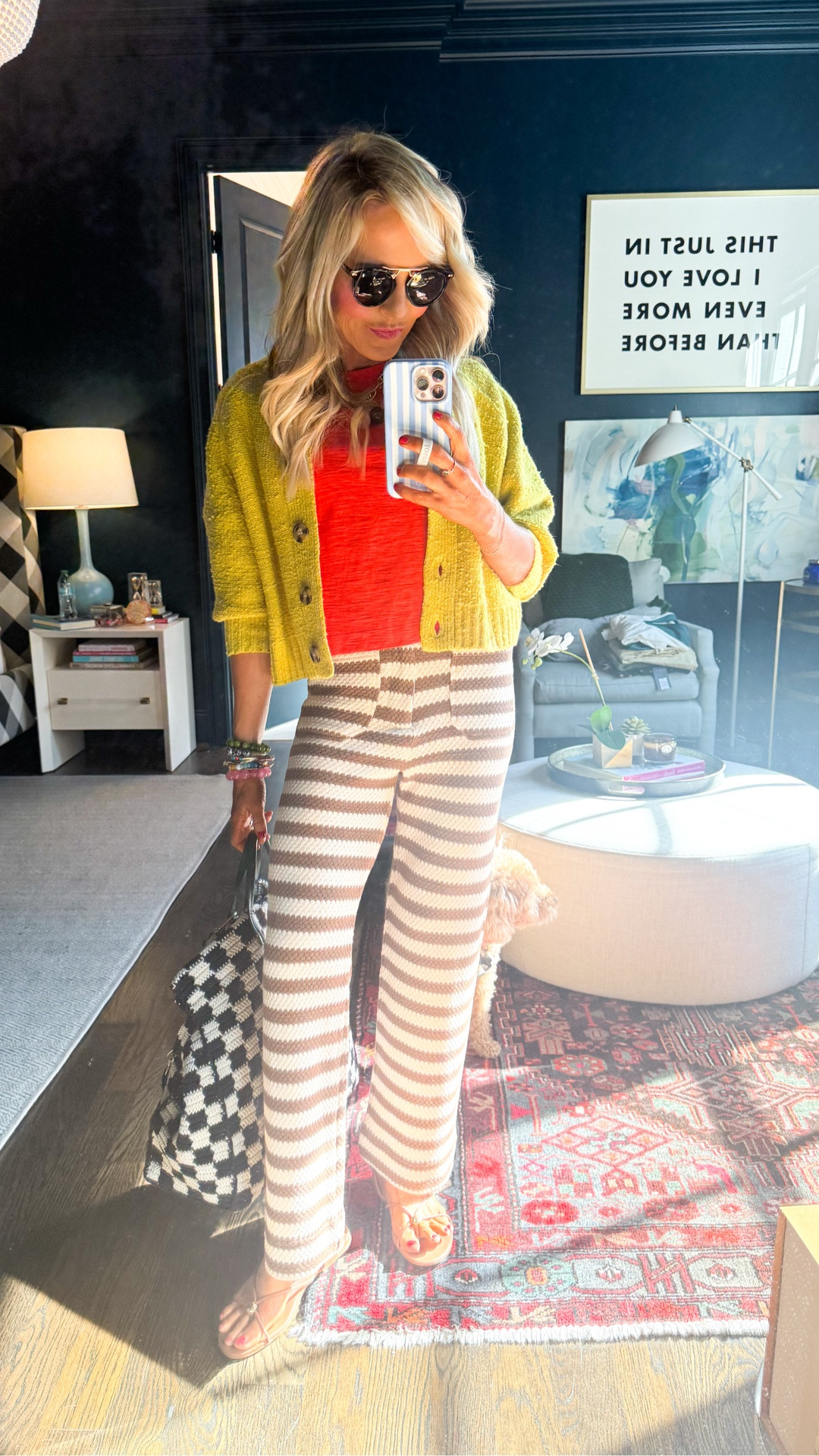 the perfect FRIDAY ensemble!! wearing 24 in pants, XS in cardigan and tshirt l 

#LTKOver40 #LTKdayinmylife #LTKgrwm