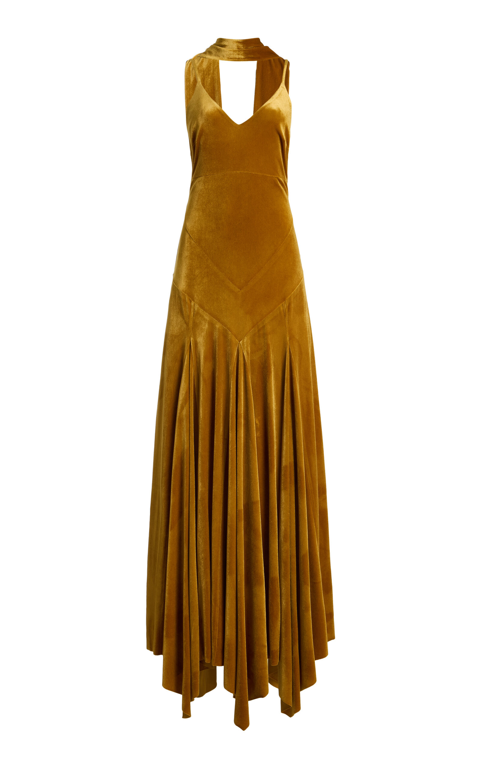SIEDRÉS Exclusive Nyra Velvet Maxi Dress - Moda Operandi | Moda Operandi (Global)
