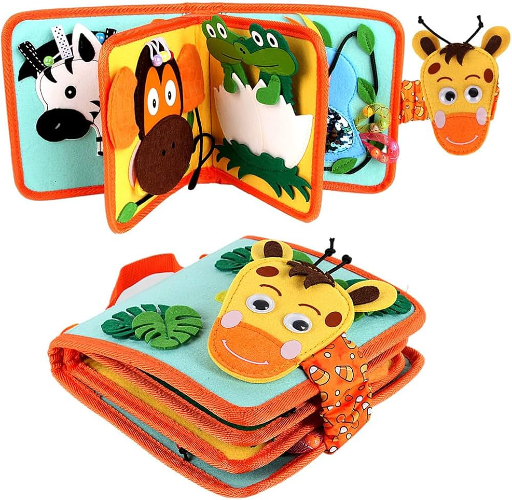 Levier Busy Board, Busy Book, Montessori Toys for Toddlers, Felt Toddlers Sensory Toys Toddler Ac... | Amazon (US)