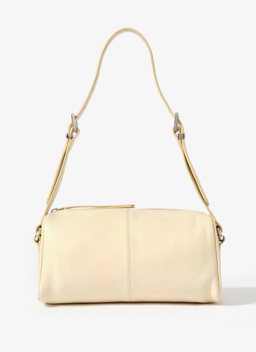 Matilda Butter Yellow Leather Shoulder Bag | Mint Velvet