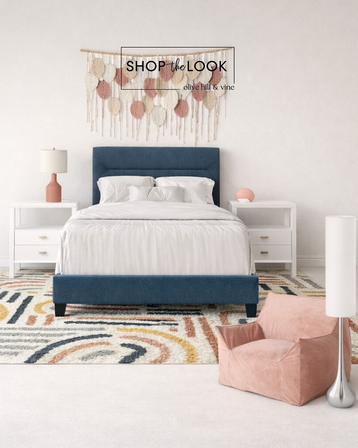 Relaxed, creative, and totally teen-approved. Soft blush accents, cozy textures, and a bold blue bed come together for an easy boho vibe that feels warm, personal, and perfect for lounging, dreaming, and growing into their style. 

 

#LTKmomlife #LTKHome #LTKKids
