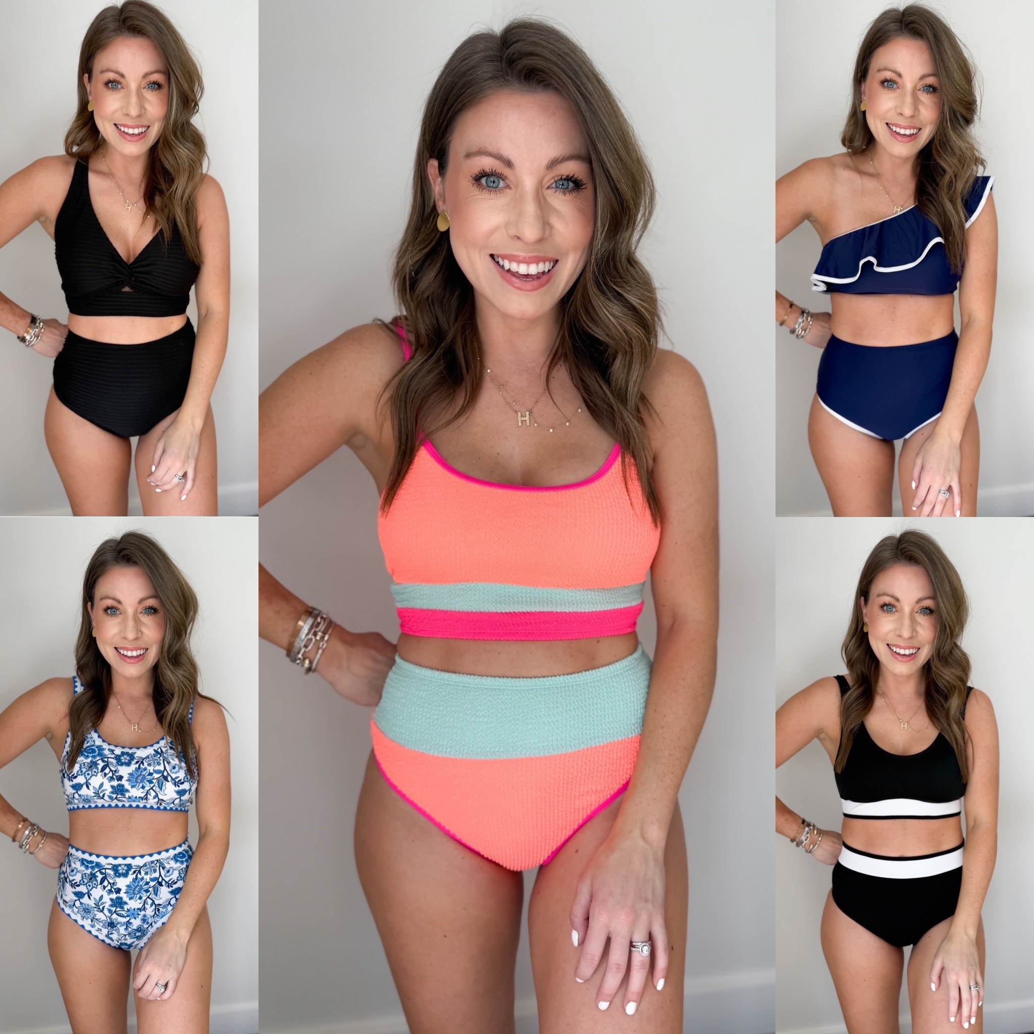 Amazon swim options!
Wearing a size small 

#LTKSwim #LTKWatchNow #LTKStyleTip