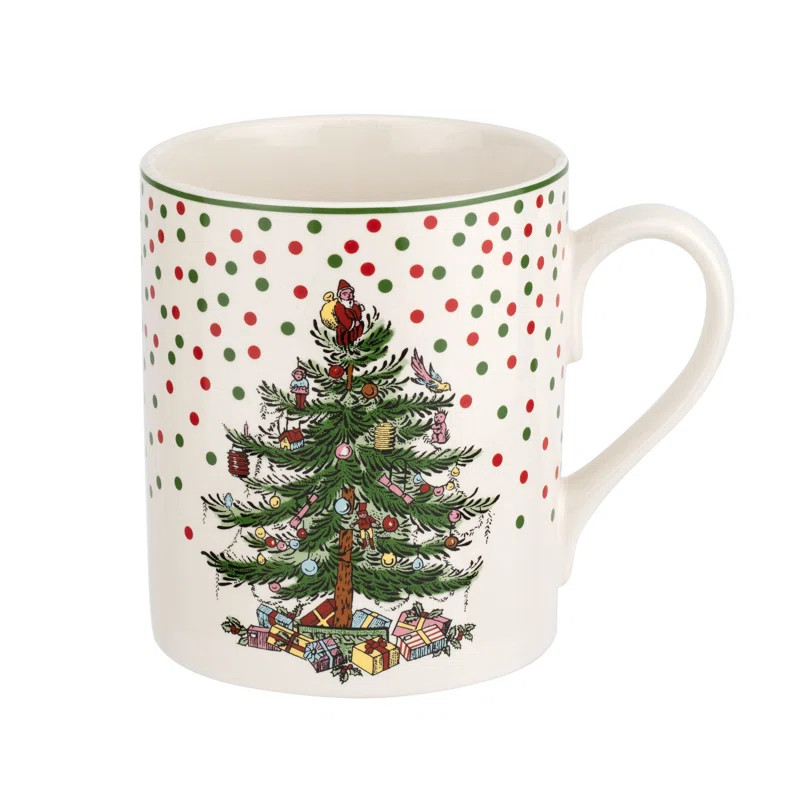 Spode Christmas Tree Polka Dot Mug 16Oz | Wayfair North America
