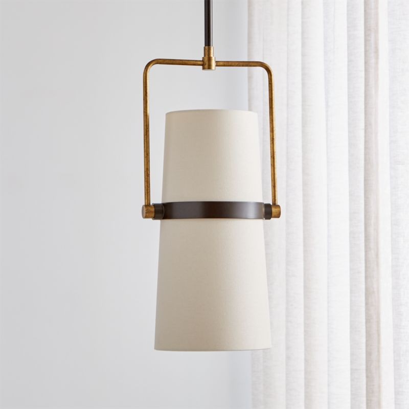 Riston Adjustable Pendant Light + Reviews | Crate and Barrel | Crate & Barrel
