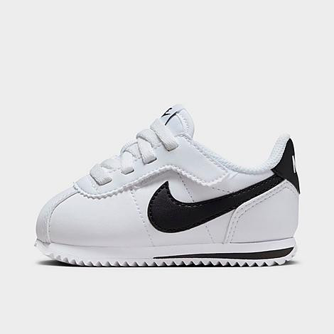 Nike Kids Toddler Cortez EasyOn Casual Shoes in White/Black Size: 5.0 | Finish Line (US)