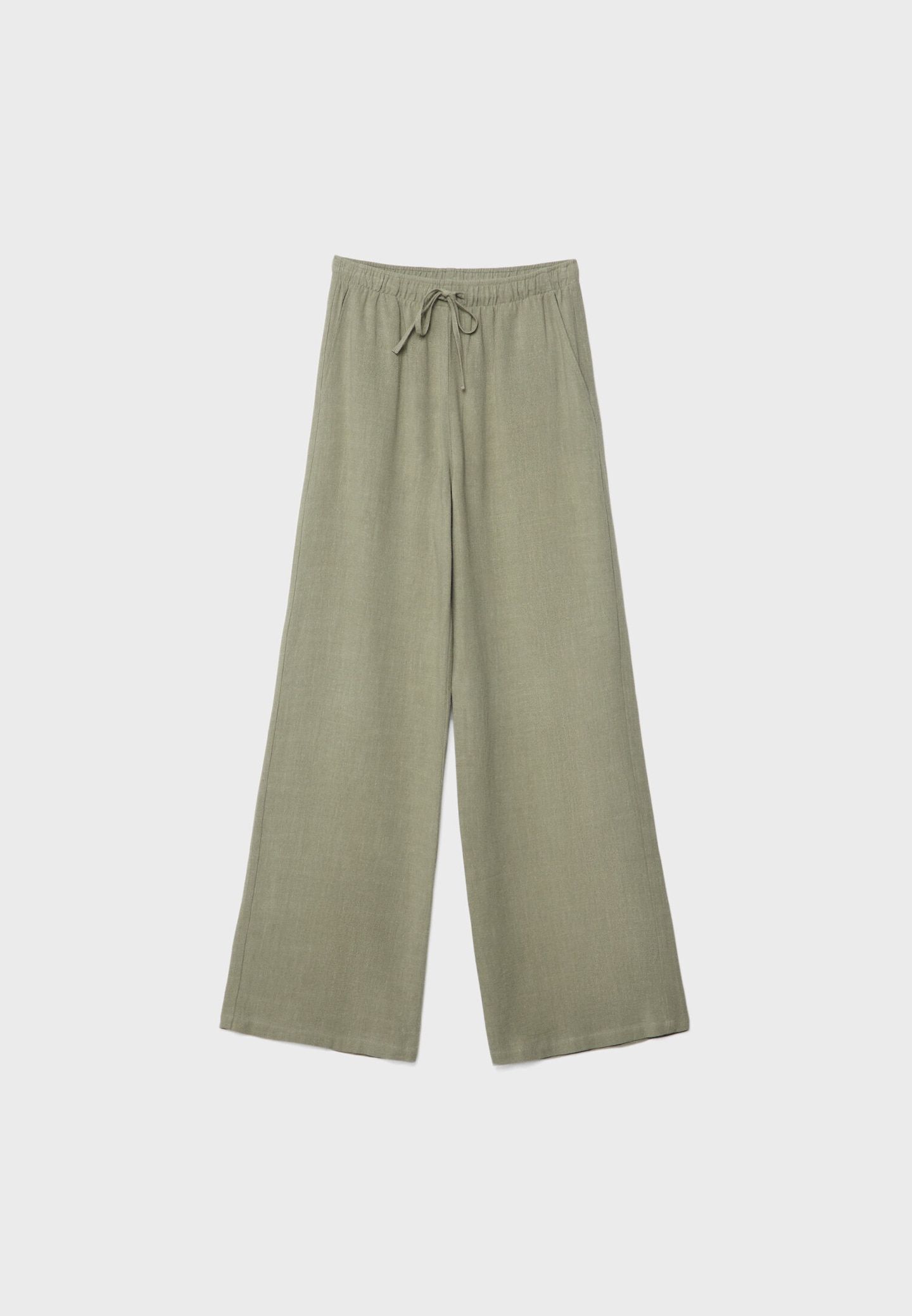 Loose-fitting linen blend trousers | Stradivarius (UK)