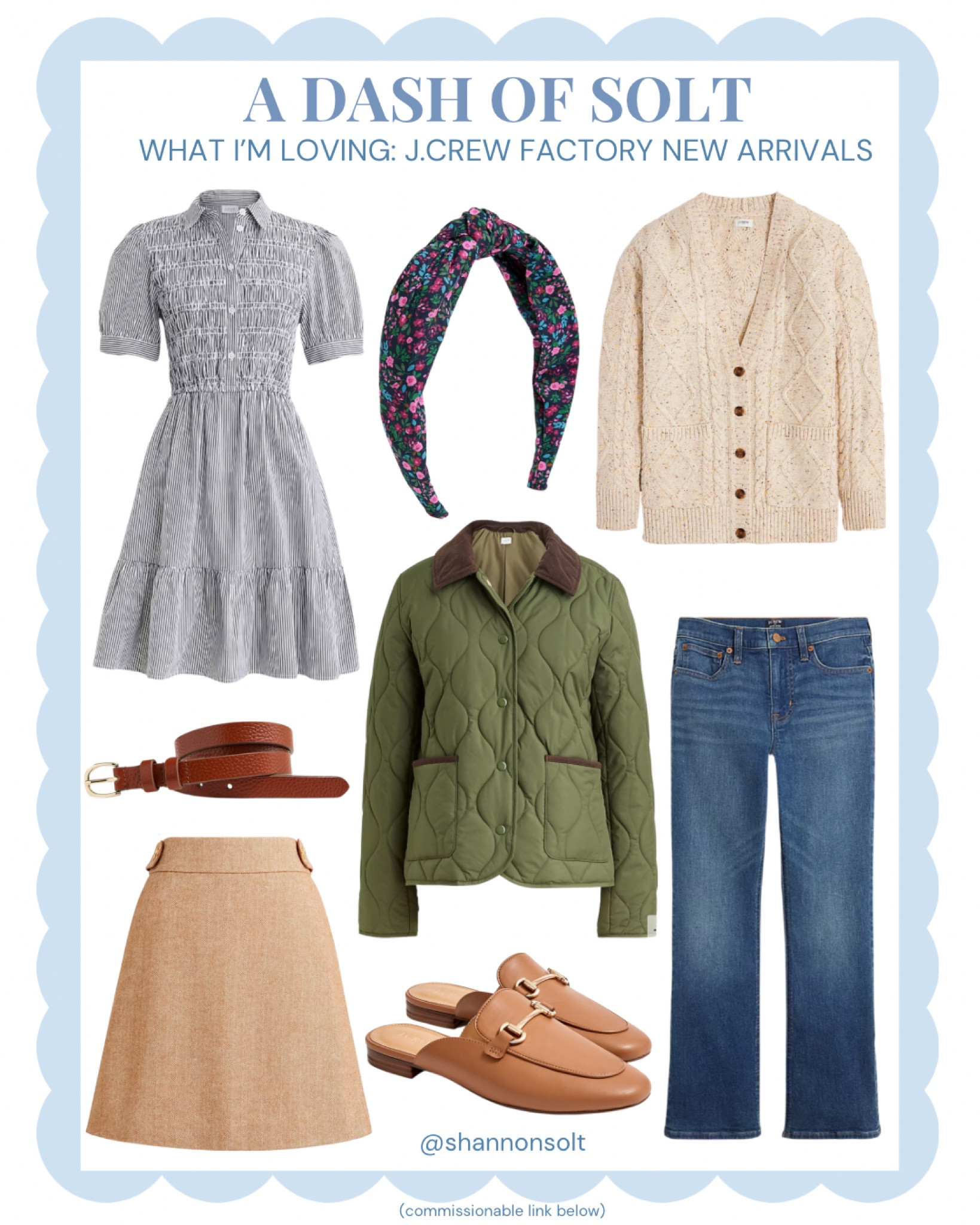 New fall arrivals from J.Crew Factory! So many classic and timeless styles. Especially love that green barn jacket. 

Fall style \ Fall outfit \ mini skirt \ barn jacket \ denim jeans \ chunky knit sweater \ fall dress \ mule shoes \ J.Crew Factory \ preppy \ preppy outfit 

#LTKSeasonal #LTKFindsUnder100 #LTKBacktoSchool