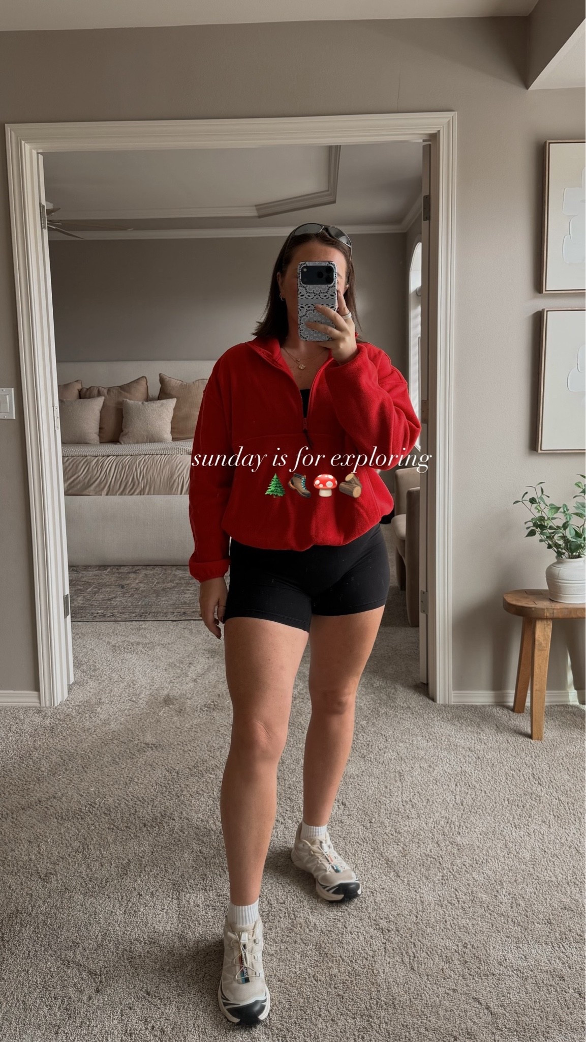 Hiking OOTD ❤️🥾 size 8/10 | M/L | 5’4”

#LTKootd #LTKActive #LTKfitnessgoals