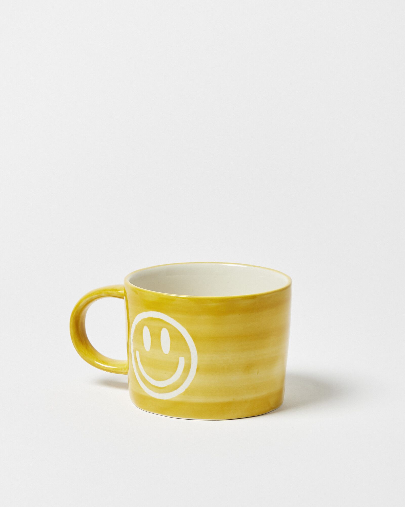 Smiley Face Yellow Ceramic Mug | Oliver Bonas | Oliver Bonas (Global)