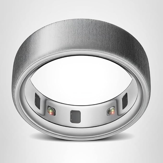 Oura Ring 4 - Brushed Silver - Size 10 - Sleep, Activity, Women’s Health, AI Advisor, Up to 8 D... | Amazon (US)