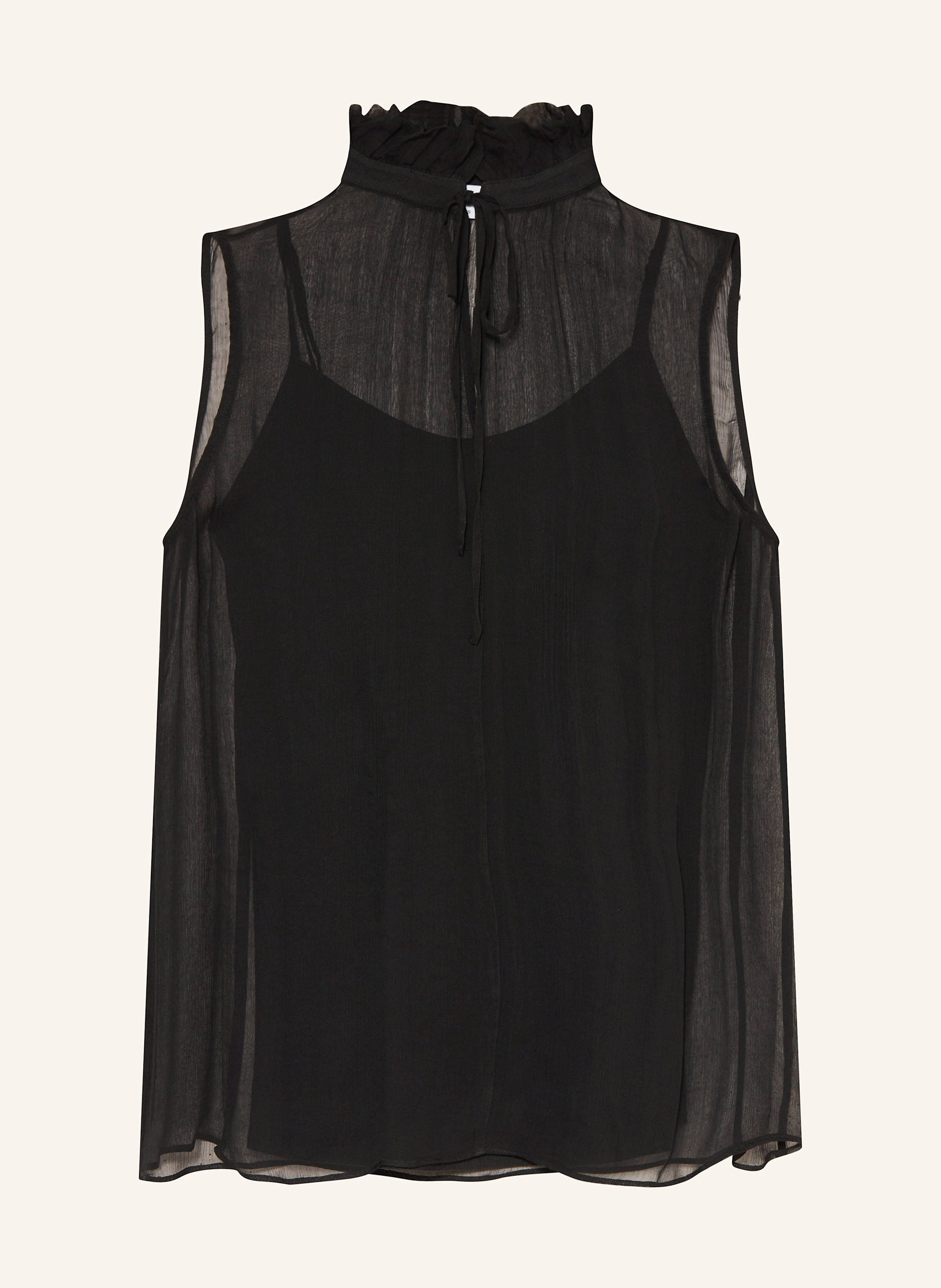 MRS & HUGS Top mit Rüschen in schwarz | Breuninger (DACH)