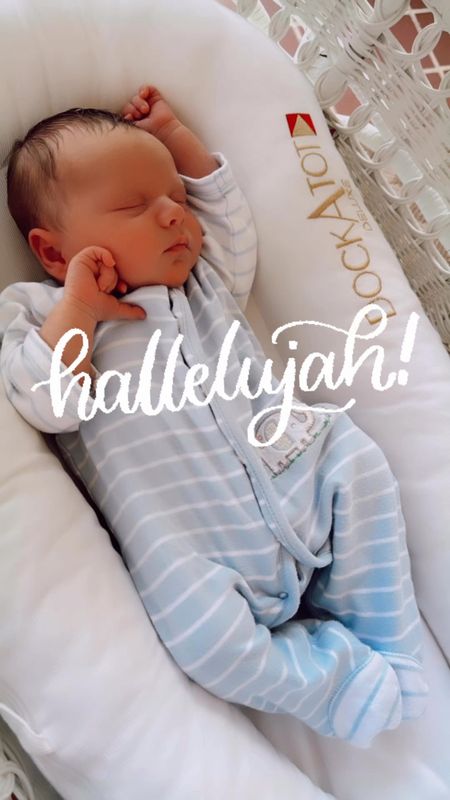 Hallelujah 🙌🏽 hands this morning from our sweepy whittle newborn 🥹👶🏼💫 #cutestever #mykindofmorning #hallelujah #giftsfromgod 

Someone sure does love his baby “bubba” 👶🏼🩵 - Judson checking on little brother in his white bassinet is my new favorite view to wake up to!! 🤍🫶🏽 And goodness nothing beats those sweepy whittle newborn yawns and stretches!! 👼🏼✨😴 Meanwhile, @wesmabry wanted to take advantage of this cool morning (after all the rain 🌧️ last night) and he’s been bush-hogging 🚜 out on the land all morning!! 🌾 We are just so grateful for this 15 acre slice of heaven!! 🙏🏽🌱 #landandbabies #hallelujahhands #mabryfarm #chasingdreamsandbabies #farmsweetfarm 

#LTKBaby #LTKHome #LTKFamily