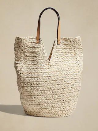 Straw Tote Bag | Banana Republic Factory