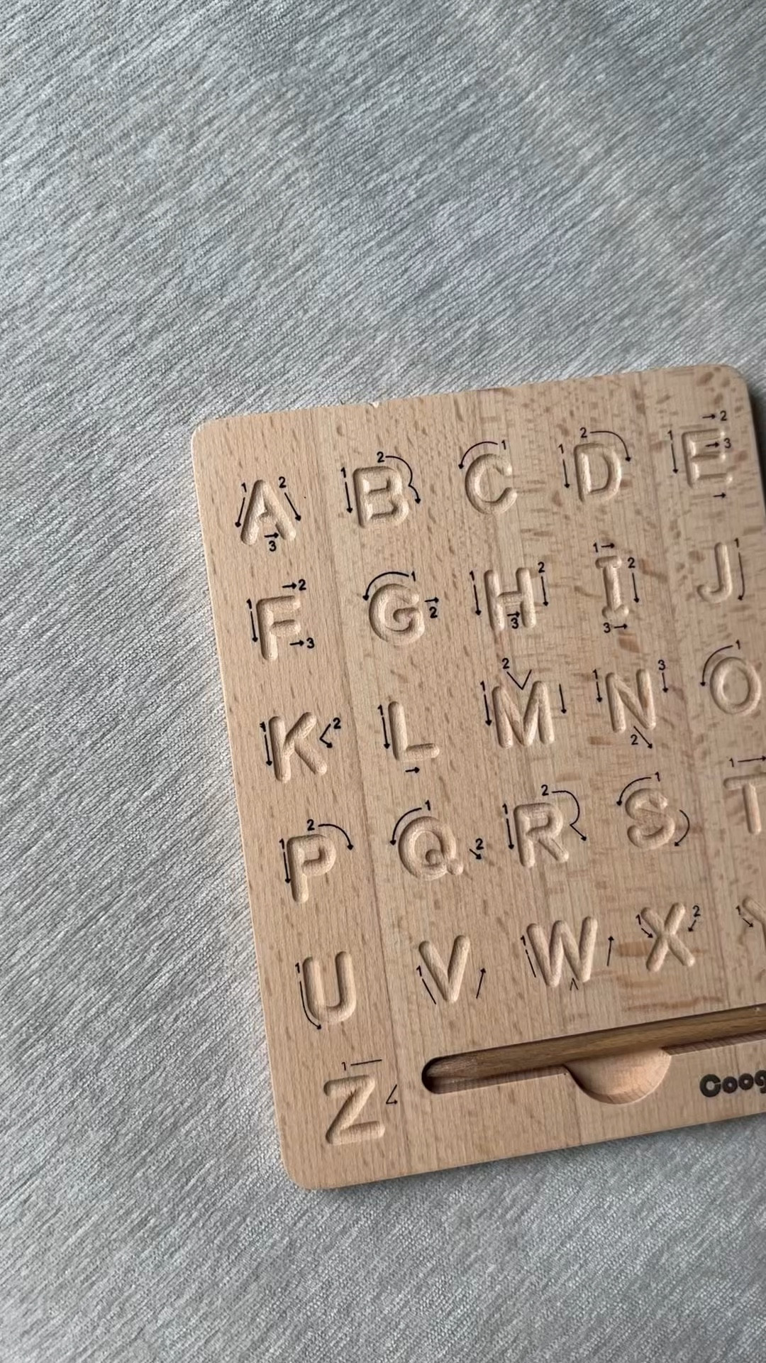 Wood letter practicing board for kids 

#LTKKids #LTKBaby #LTKmomlife