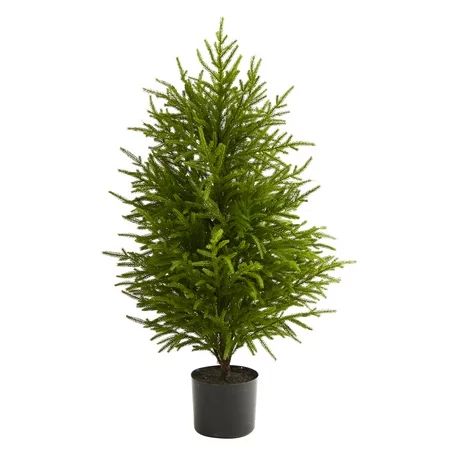 Nearly Natural 40in. Norfolk Island Pine ?Natural Look? Artificial Tree | Walmart (US)