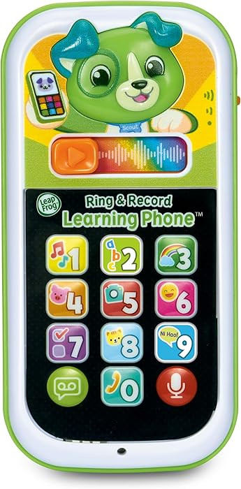 LeapFrog Scout's Ring & Record Learning Phone, Interactive Learning Toy with Numbers, Alphabet, F... | Amazon (UK)