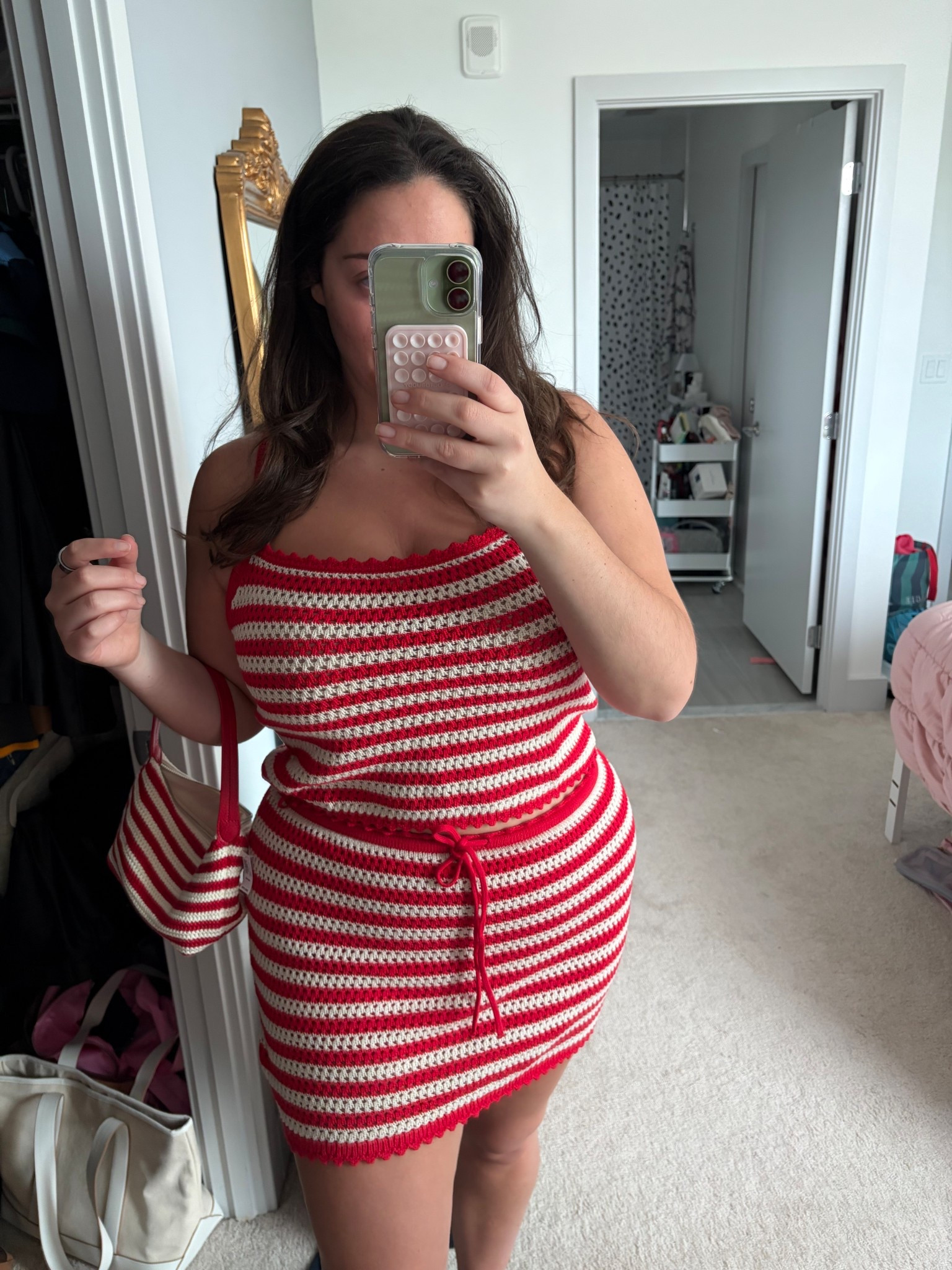 Such a fun crochet matching set made even better because these are skorts!

memorial Day outfit. Fourth of July outfit. Matching set. Matching crochet set. Crochet set. Red and white striped. Red and white striped outfit. Skorts￼

#LTKMidsize #LTKSwim #LTKTall